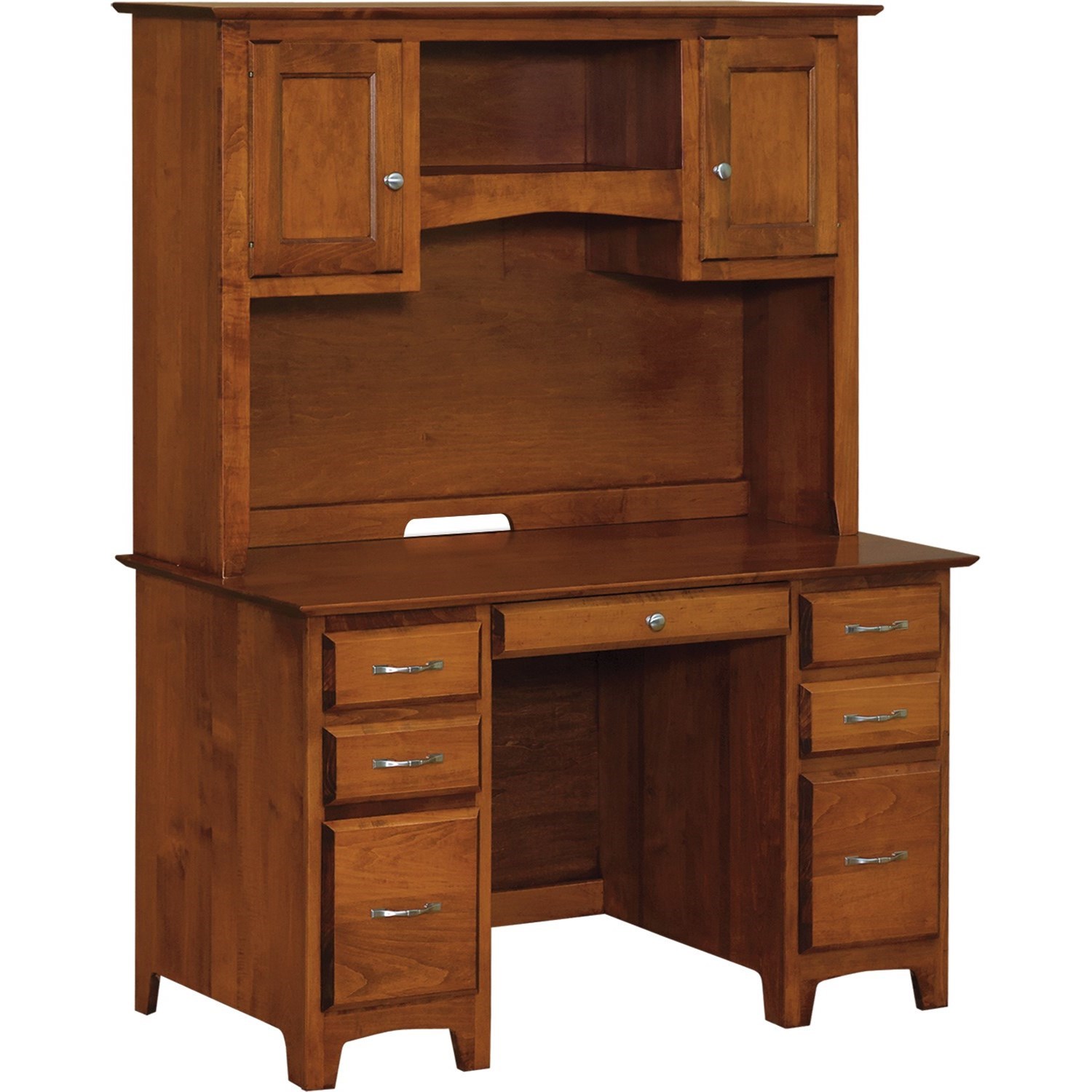 Maple Hill Woodworking Linwood Customizable 50" Solid Wood Executive
